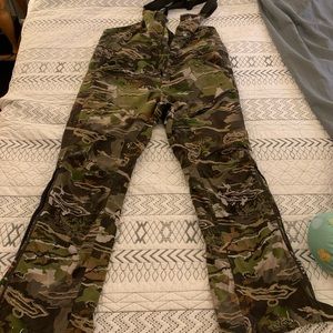 Under Armour Barren Forest Grit Camo Bibs.